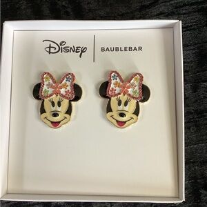 BaubleBar Disney Minnie Mouse Floral Earrings